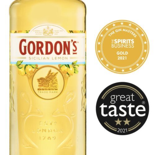 Gordon\'s Lemon cl) (70 - EN Sicilian Storefront Gin