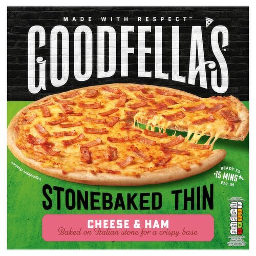 Goodfella's Stone Baked Thin Cheese & Ham Pizza (351 g)