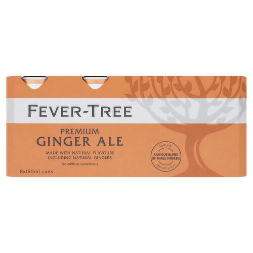 Fever Tree Ginger Ale Can 8 Pack (150 ml)