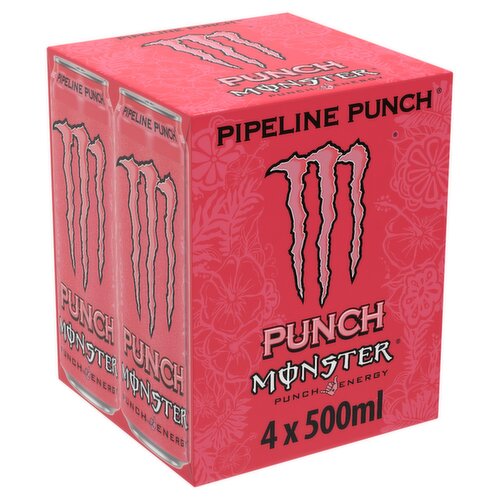 Monster Pipeline Punch Can 4 Pack (500 ml)