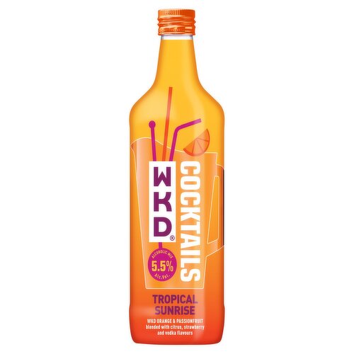 Wkd Vodka Tropical Sunrise Cocktail (70 cl)