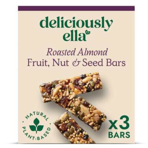 Deliciously Ella Roasted Almond Fruit Nut & Seed Bar 3 Pack (40 g)