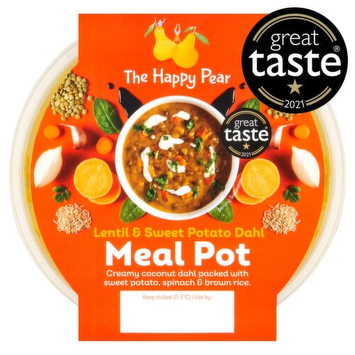 The Happy Pear Lentil & Sweet Potato Dahl Meal Pot (380 g)