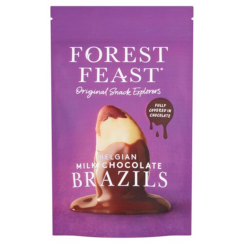 Forest Feast Belgian Milk Chocolate Brazils Bag (120 g)