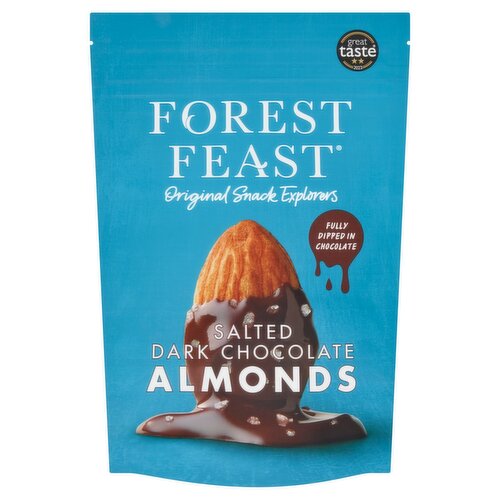 Forest Feast Salted Dark Chocolate Almonds Bag (120 g)