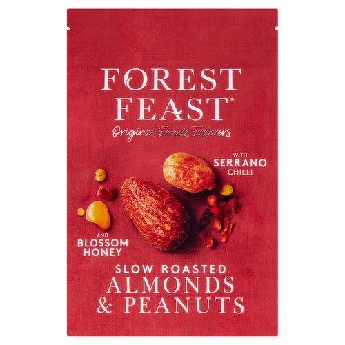 Forest Feast Slow Roasted Almonds & Peanuts Bag (120 g)