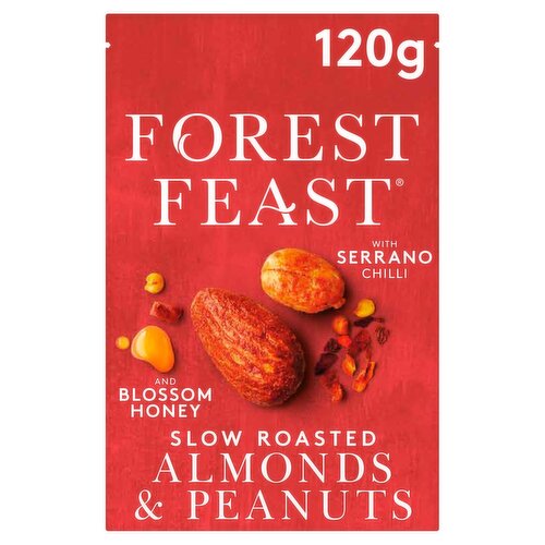 Forest Feast Slow Roasted Almonds & Peanuts Bag (120 g)