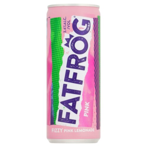 Fat Frog Pink Lemonade Can (250 ml)