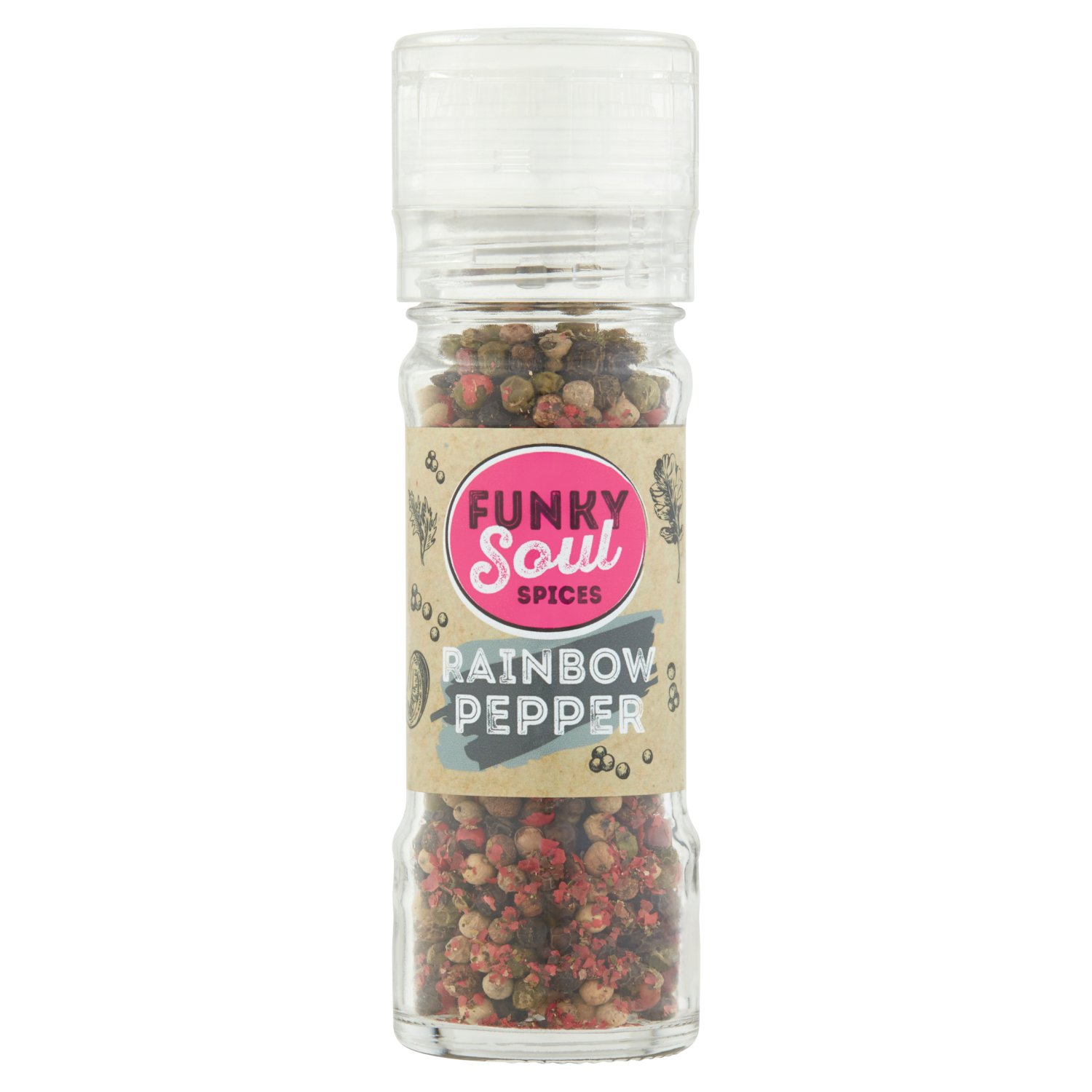 Funky Soul Rainbow Pepper Grinder (45 g)