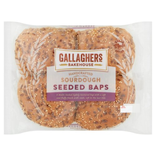 Gallaghers Bakehouse Seeded Top Scotch Bap (280 g)