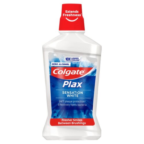 Colgate Plax White Mouth Rinse (500 ml)