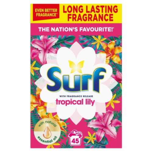 Surf Tropical Lily & Ylang Ylang Washing Powder 45 Washes (2.25 kg)