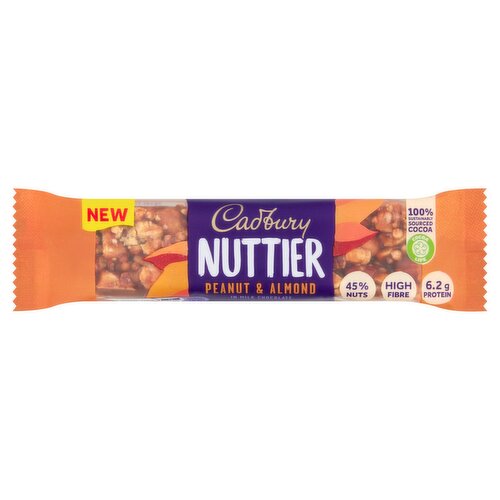 Cadbury Go Nuttier Peanut & Almond Bar (40 g)