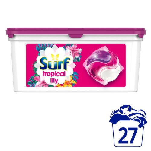 Surf Caps 27Wash Tropical Oasis Tub (27 Piece)