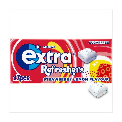 Wrigley's Extra Refresher's Strawberry Lemon 7 Pieces (15 g)