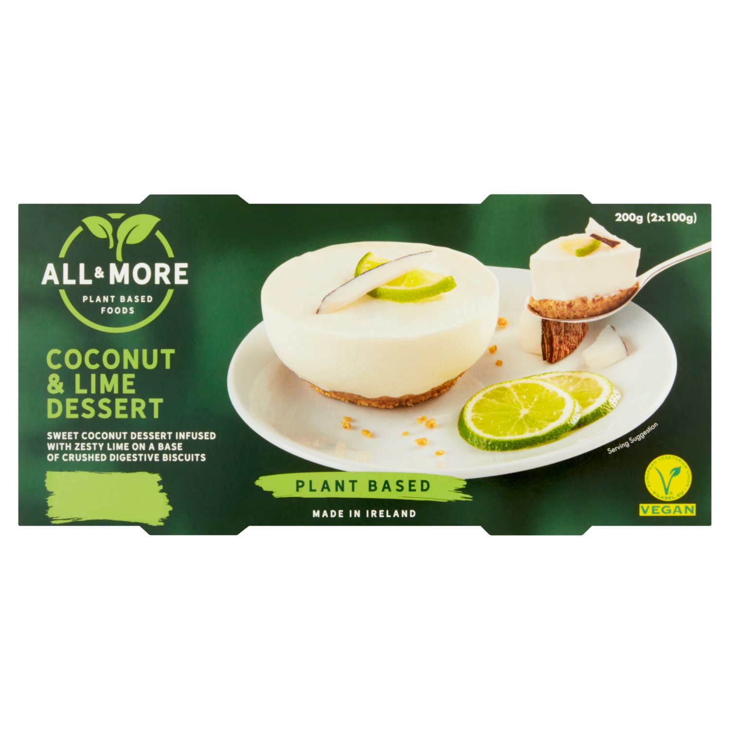 All & More Coconut & Lime Dessert (200 g)