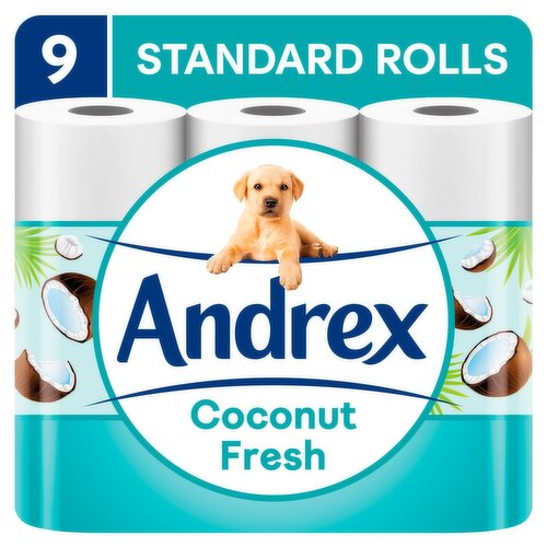 Andrex Family Soft Coconut Toilet Tissue (9 Roll)