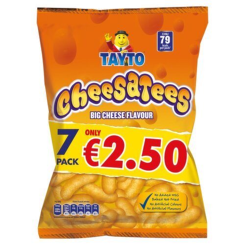 Tayto Cheesatee 7 Pack (17 g)