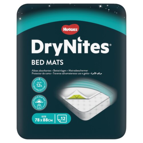 Huggies Drynites Bedmats (12 Piece)