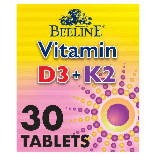 Beeline Vitamin D3 & K2 Tablets (30 Piece)