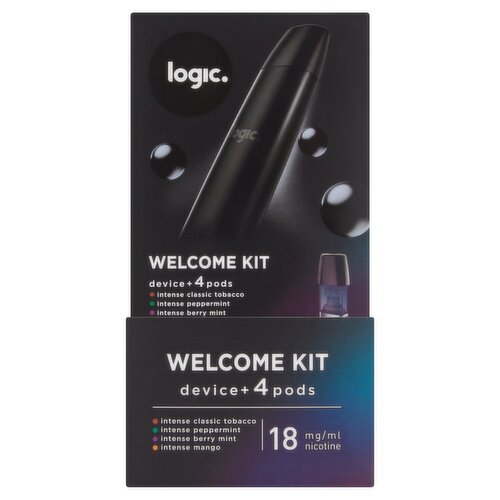 Logic Compact Multi Flavour Starter Kit 18mg (4 Piece)