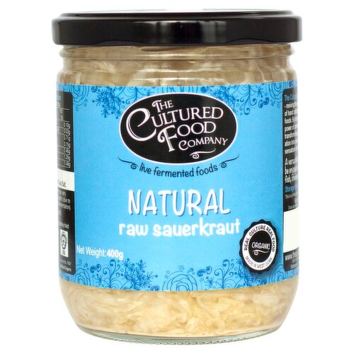 The Cultured Food Company Org Natural Raw Sauerkraut (400 g)