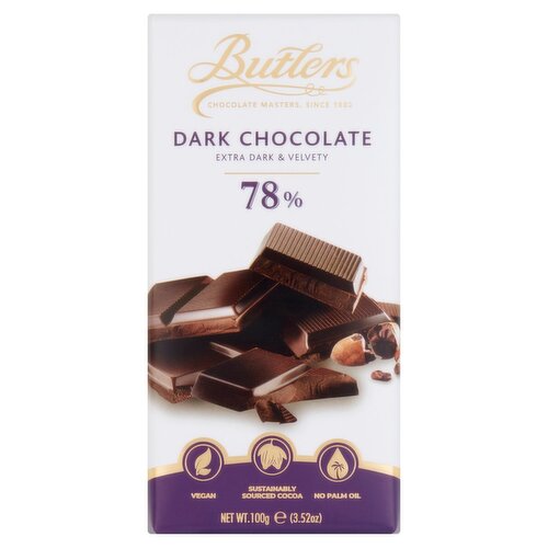 Butlers 78% Dark Chocolate Bar (100 g)