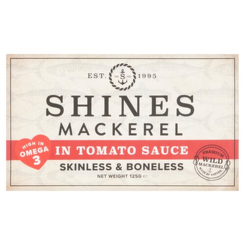 Shines Mackerel in Tomato Sauce (125 g)