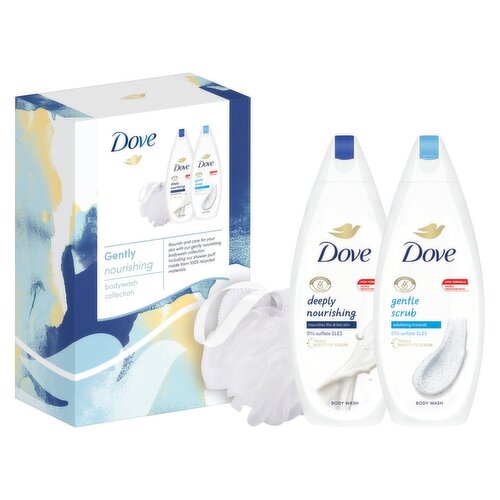 Dove Gently Nourishing Bodywash Collection Gift Set (470 g)