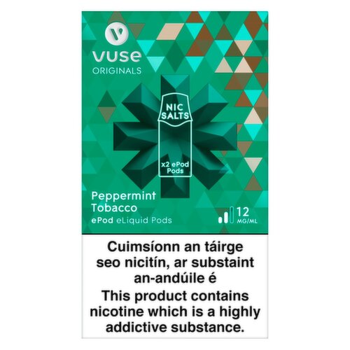 Vuse ePod Cartridges Peppermint Tobacco 12mg 1 Piece Storefront EN