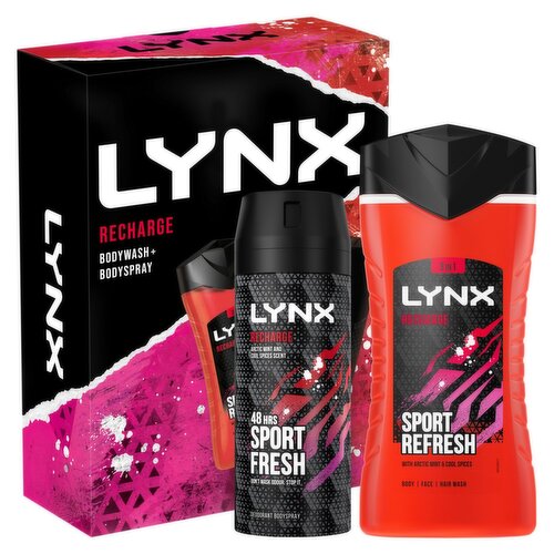 Lynx Recharge Duo Gift Set (1 Piece)