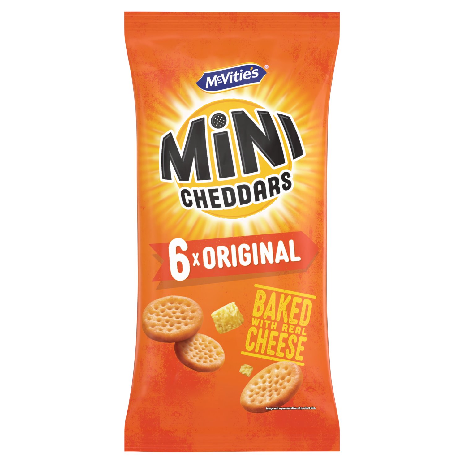 McVitie's Mini Cheddars Original Crackers 6 Pack (23 g)