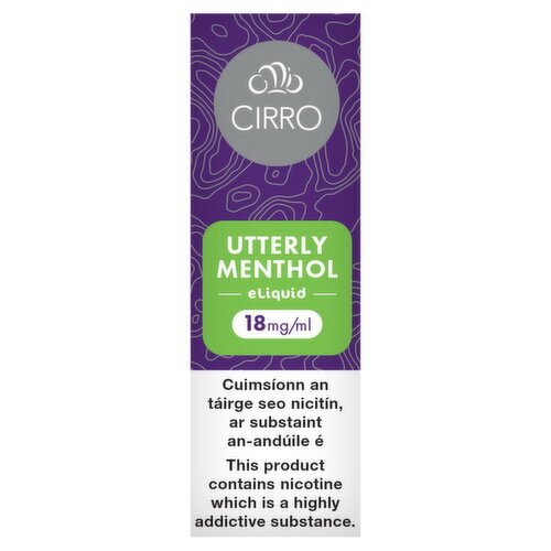 Cirro eLiquid Utterly Menthol 18mg (1 Piece)