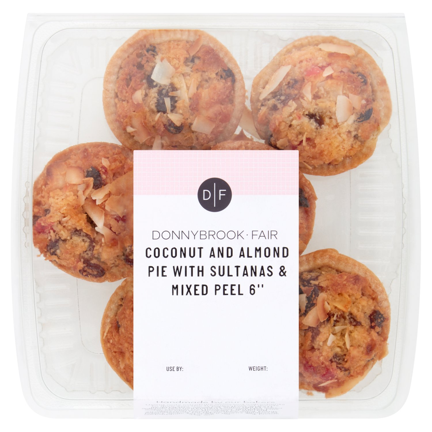 Donnybrook Fair Coconut And Almond Pie With Sultanas & Mixed Peel 6" (400 g)