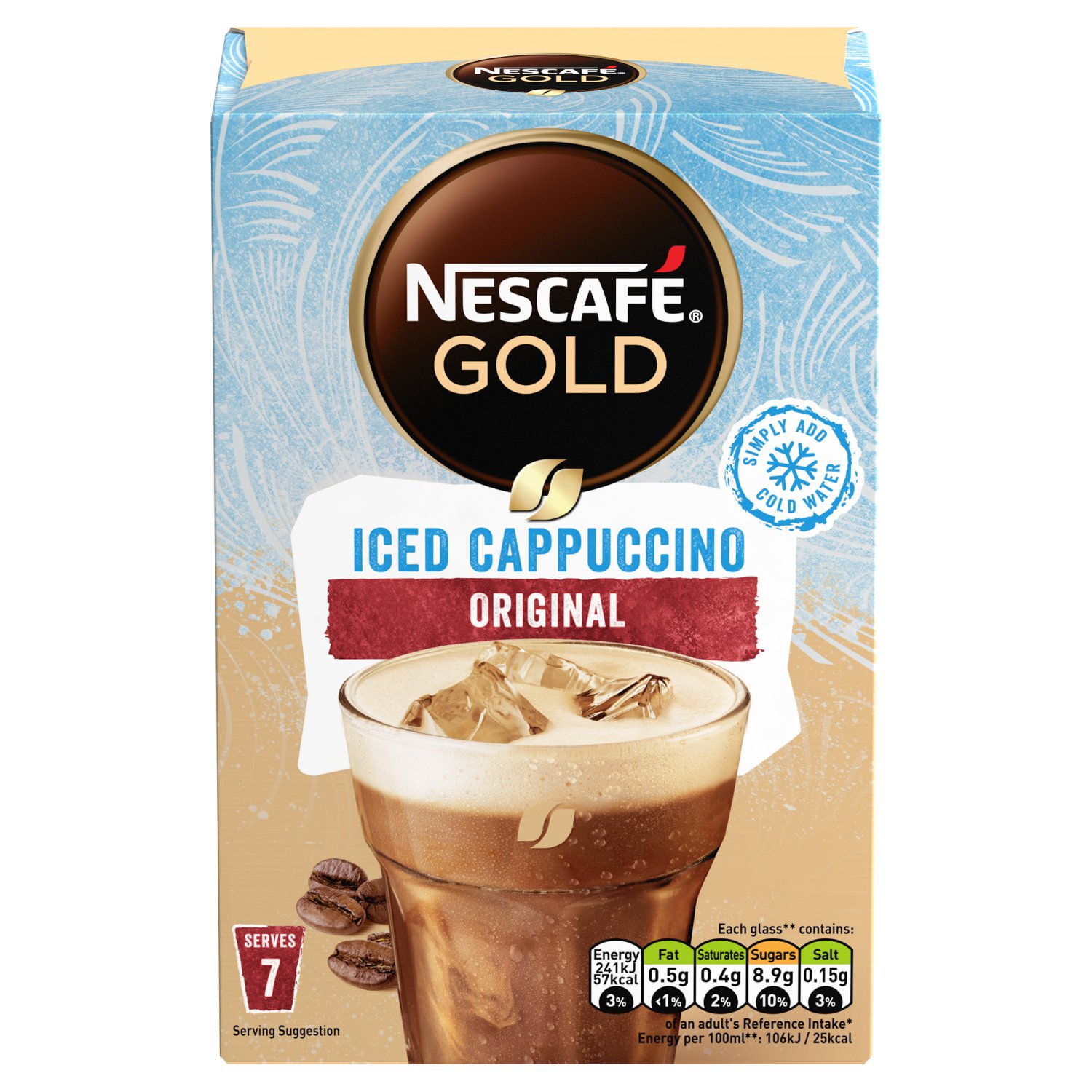 Nescafe Gold Iced Cappuccino Sachets (104 g)