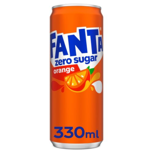 Fanta Orange Zero Can (330 ml)