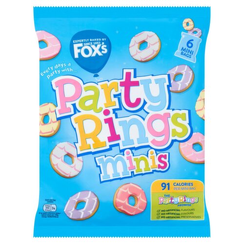 Fox's Party Rings 6 Pack (126 g)