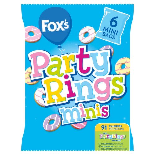 Fox's Party Rings 6 Pack (126 g)