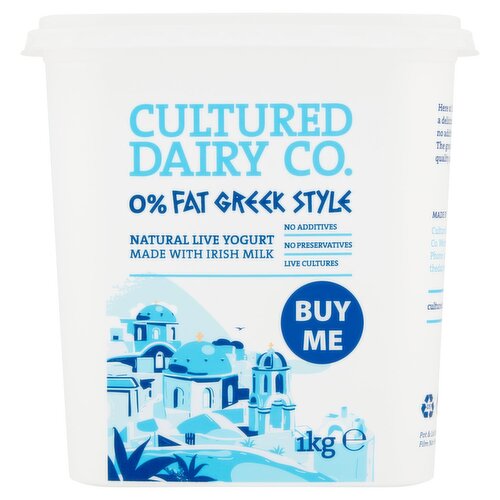 Cultured Dairy Company 0% Greek Yogurt (1 kg)