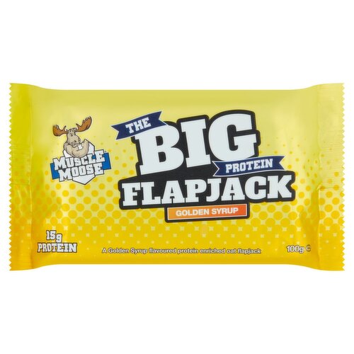 Muscle Moose Protein Flapjack Golden Syrup (100 g)