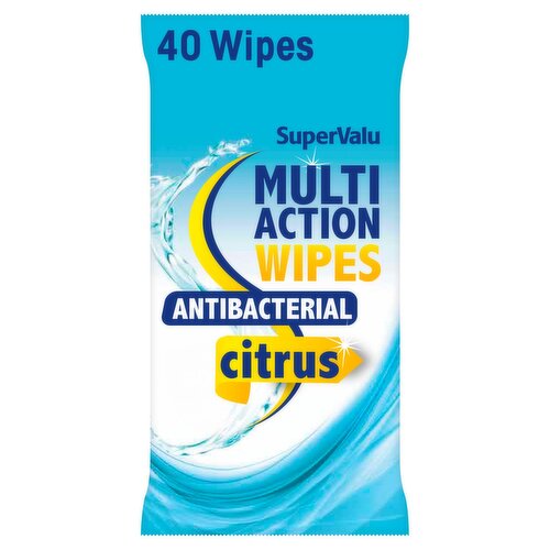 SuperValu Multi Action Antibacterial Citrus Wipes (230 g)