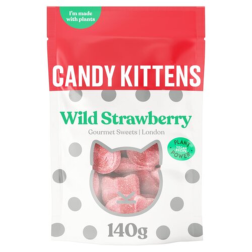 Candy Kitten Wild Strawberry Sweets (140 g)