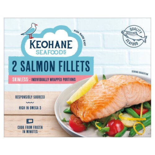 Keohane Seafoods Skinless Salmon Darnes (240 g)