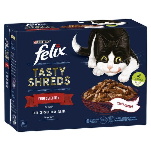 Felix Tasty Shreds Farmhouse (960 g)