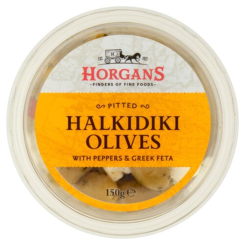 Horgans Halkidiki Olives With Feta Cheese (150 g)