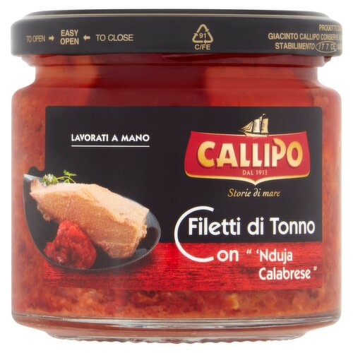 Calippo Tuna Fillet With N'duja Calabrese Jar (200 g)