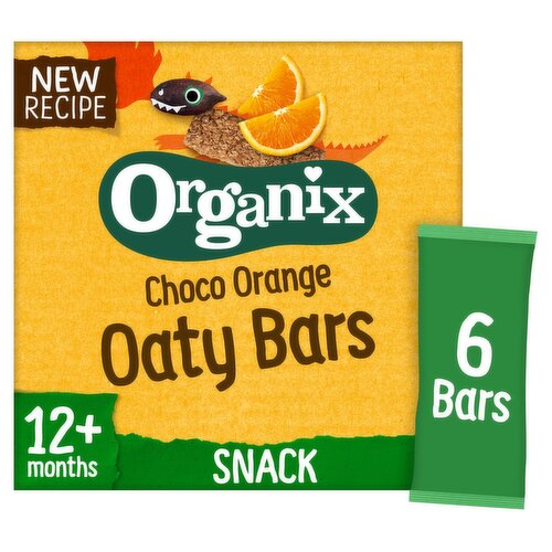 Organix Choco Orange Soft Oaty Bar 12 Months 6 Pack (23 g)