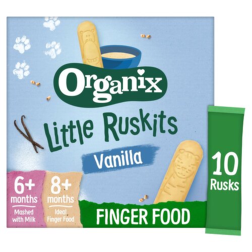 Organix Ruskitts Vanilla Baby Rusk (60 g)