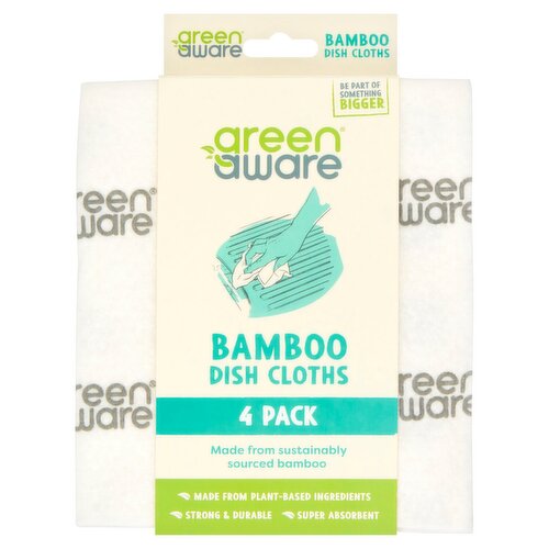 Green Aware Bamboo Cloths 4pce (4 Piece)