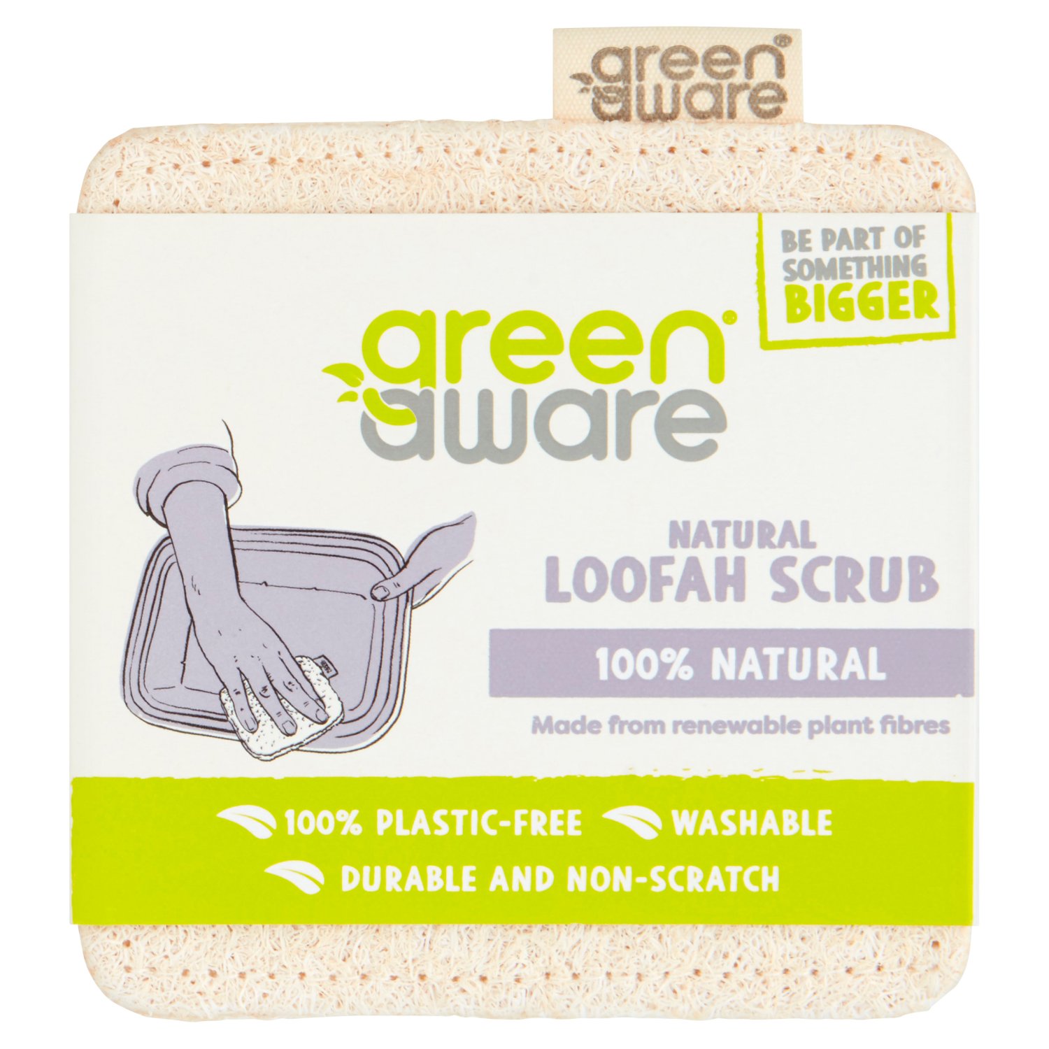 Green Aware Natural Loofah Scourer (1 Piece)